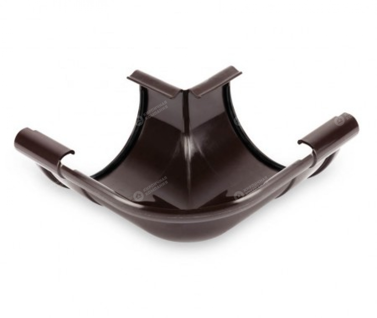 Внешний угол 90 градусов ПВХ коричневый GALECO