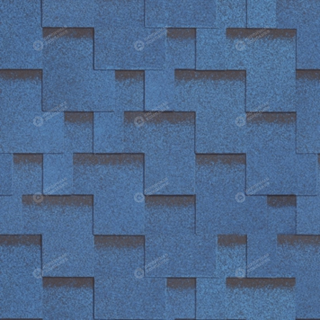 Гибкая черепица Шинглас серия Ультра Джайв цвет Синий