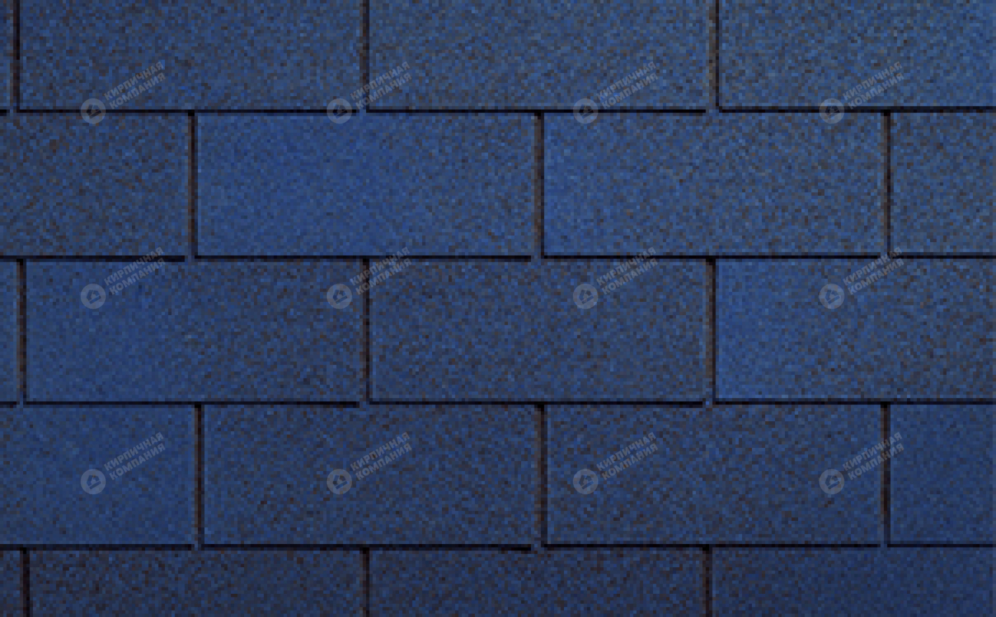 Гибкая черепица рядовая RUFLEX Tab Синий