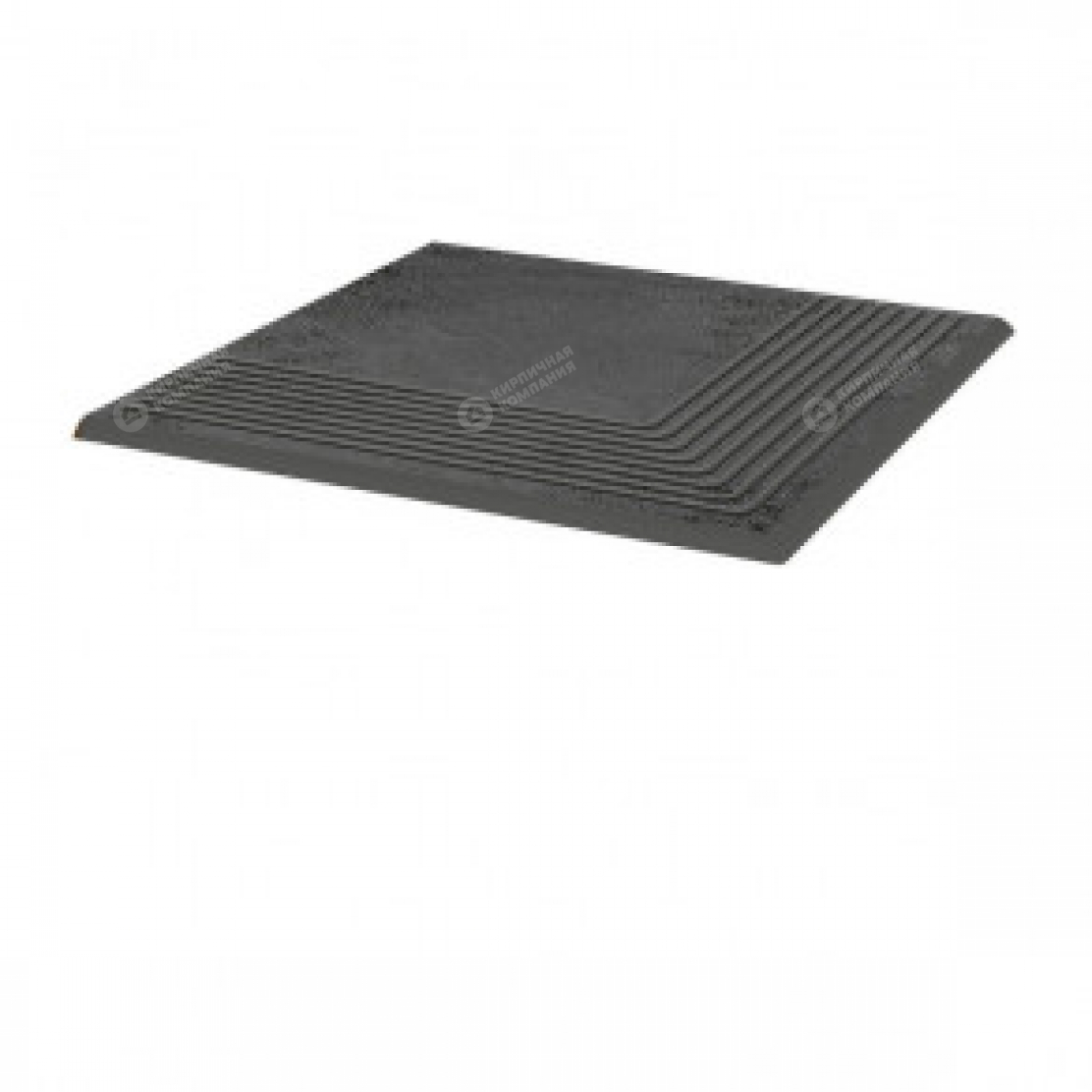 Угловая клинкерная ступень простая Paradyz Semir Grafit