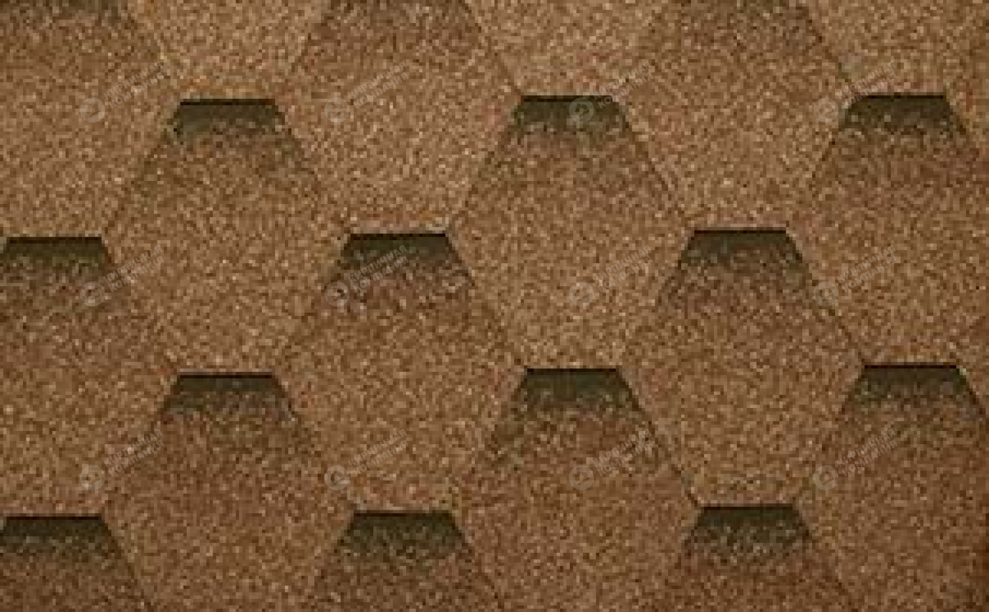 Гибкая черепица рядовая KATEPAL золотой песок