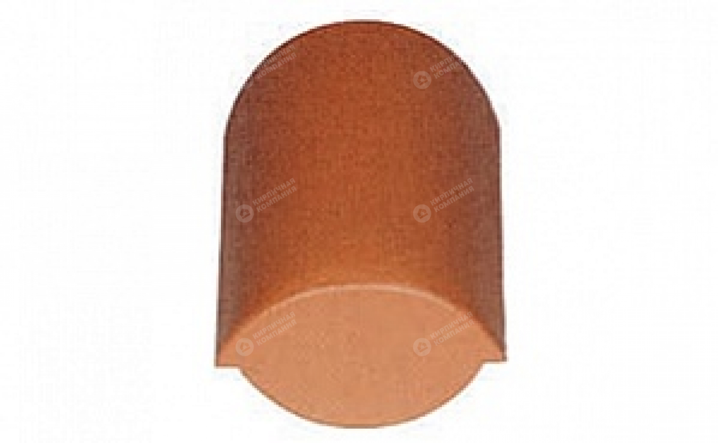 Цементно-песчаная черепица конечная коньковая Sea Wave