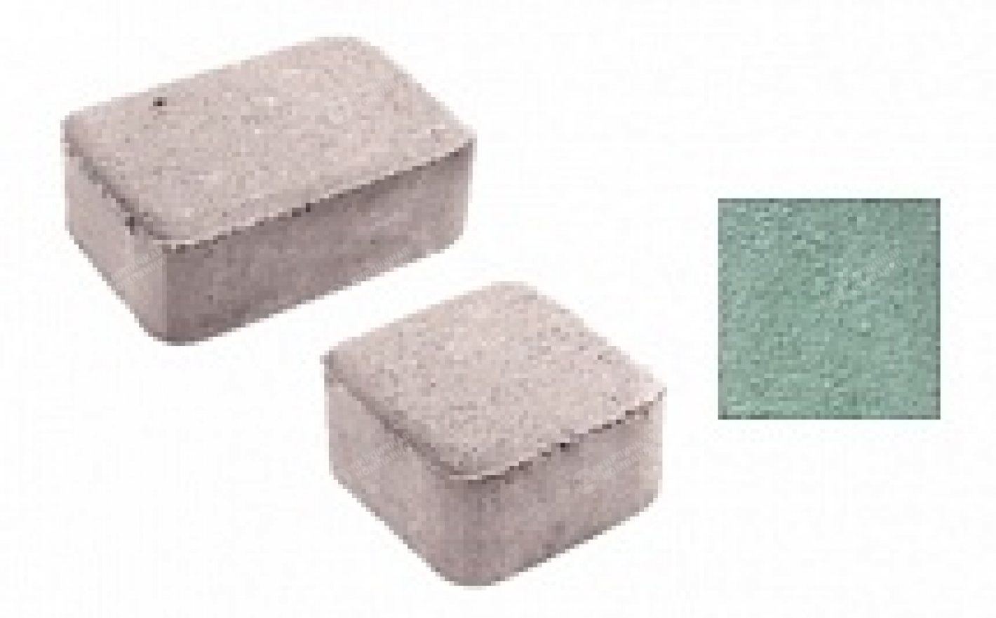 Тротуарная плитка ВЫБОР Классико 1КО.6, Гранит зеленый 