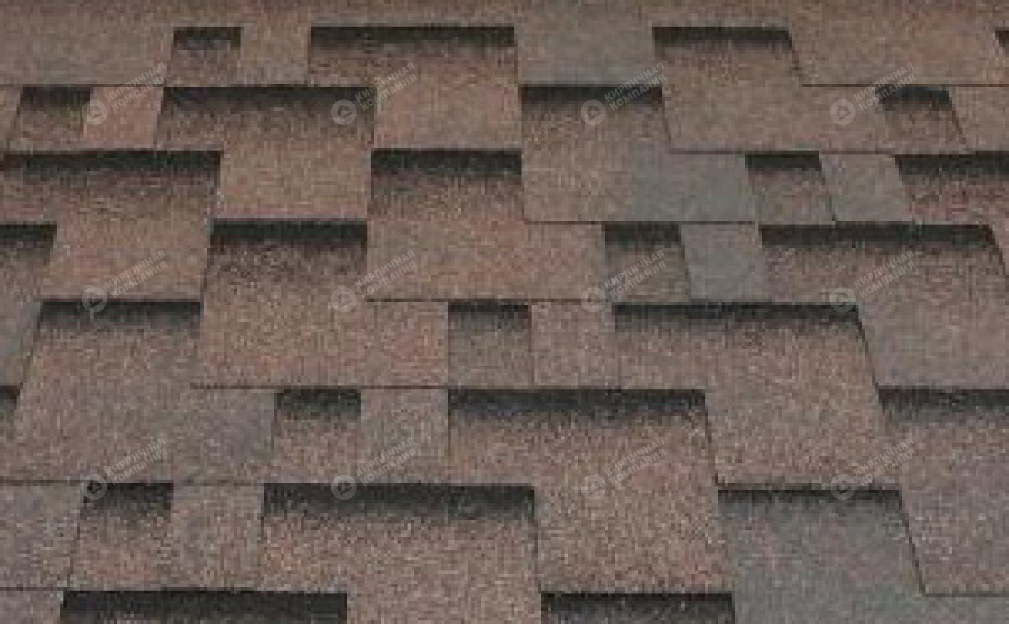 Гибкая черепица рядовая KATEPAL Южный оникс