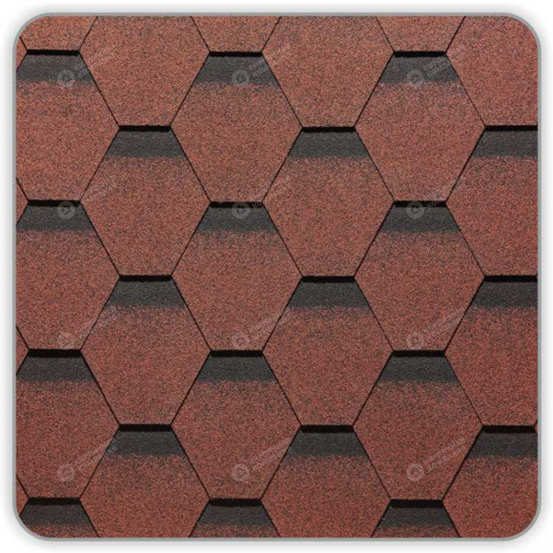 Гибкая черепица Docke Кельн цвет Шафран