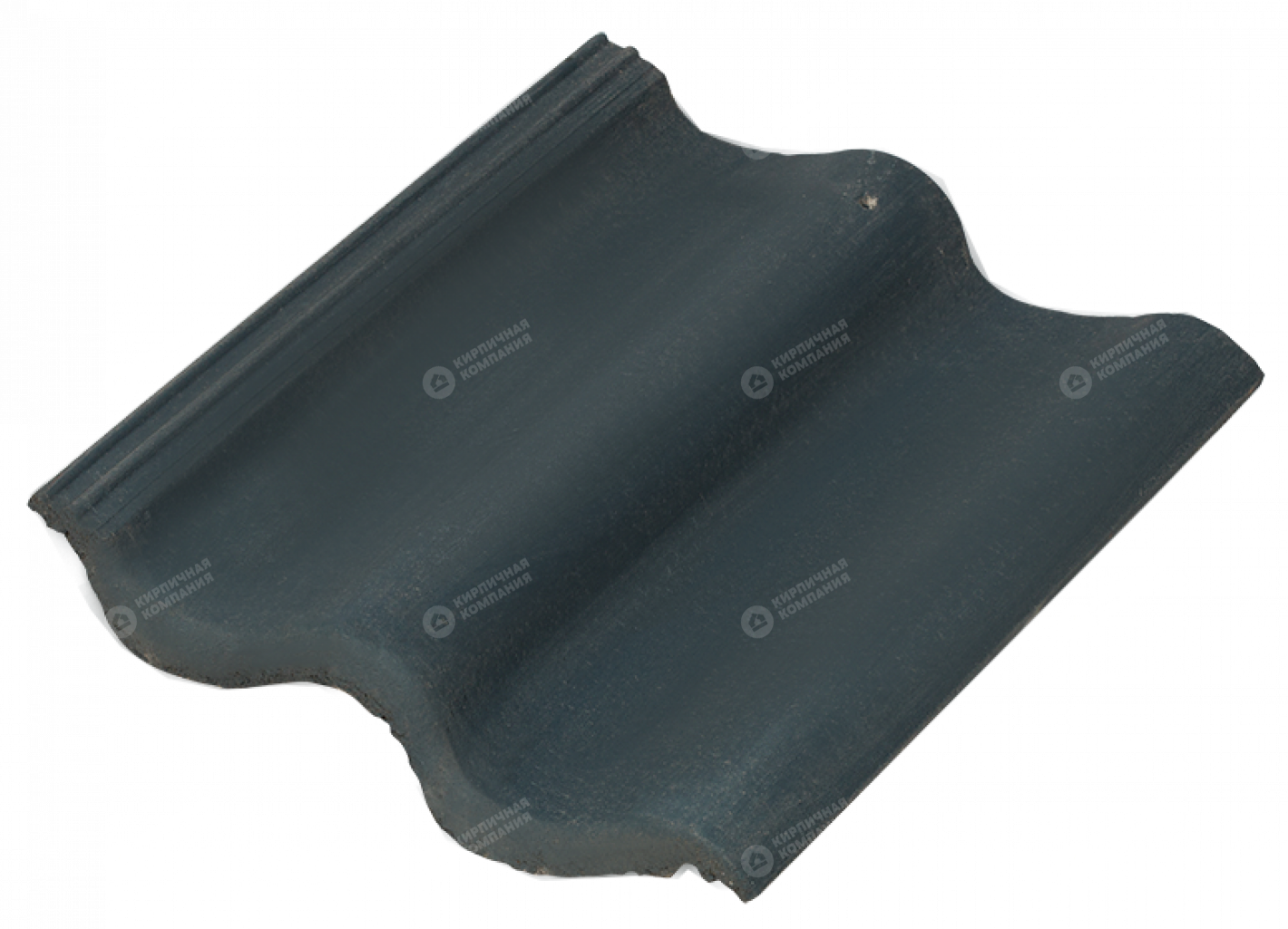 Цементно-песчаная черепица Sea Wave синий