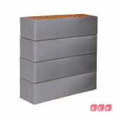 Клинкер фасадный серый с серебром «Харстад»