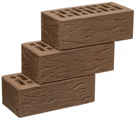 Коричневый РУСТИК 1,4НФ пустотелый