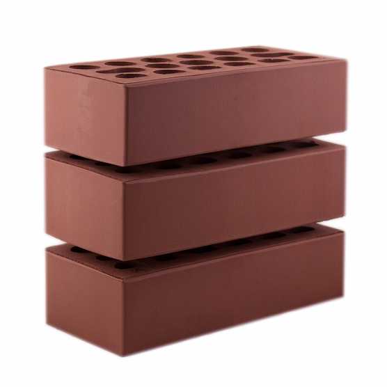 Бордо темный гладкий 0,7НФ пустотелый